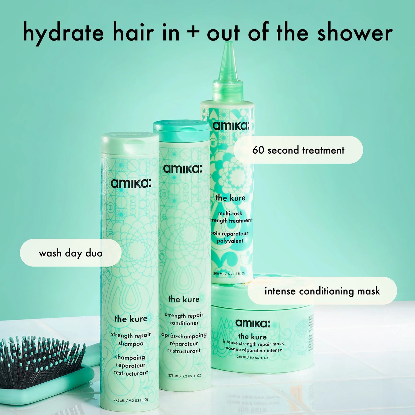the kure strength repair conditioner - 9.2 oz / 275 ml