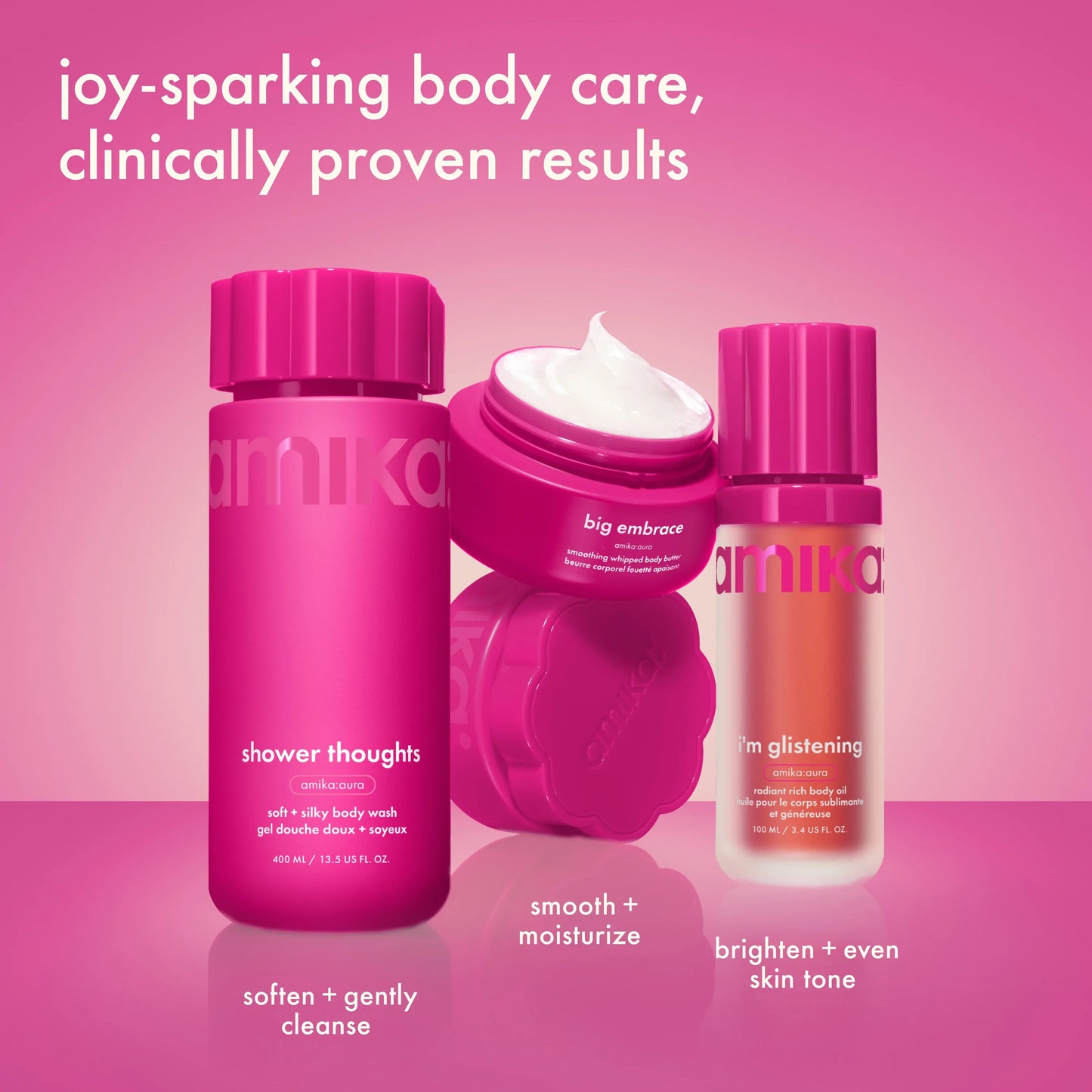 i'm glistening radiant rich body oil