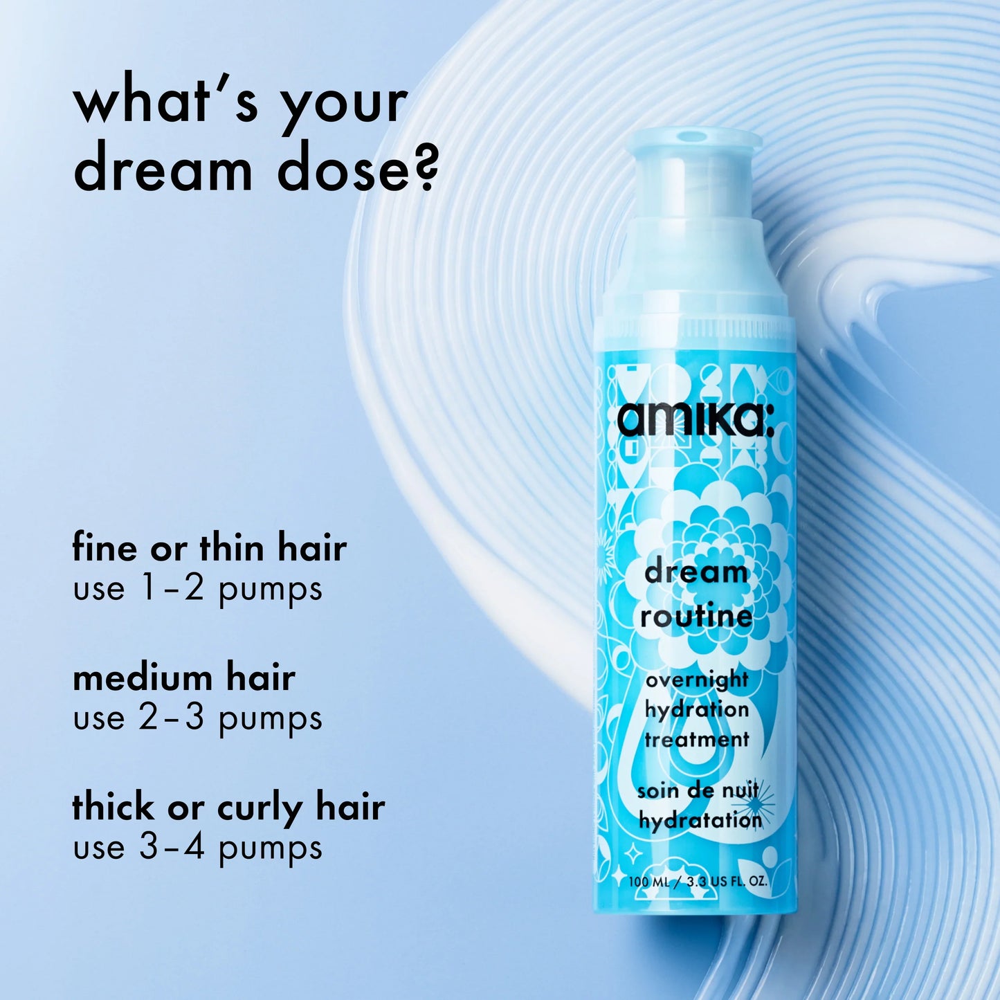 dream routine overnight hydrating hair mask