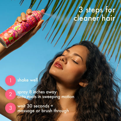 amika x Ellis Brooklyn limited-edition perk up GUAVA GRANITA dry shampoo bundle set