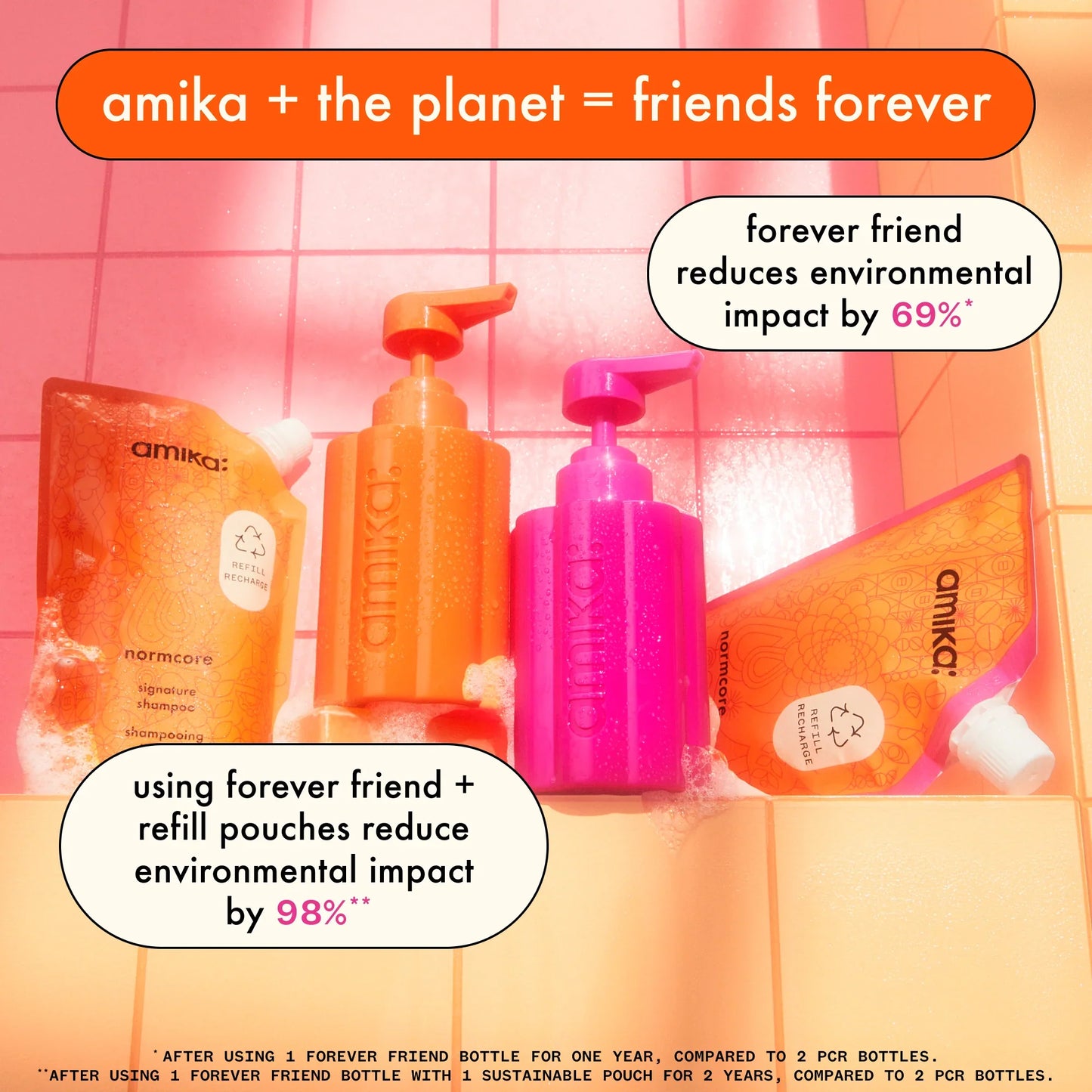 forever friend refillable conditioner bottle
