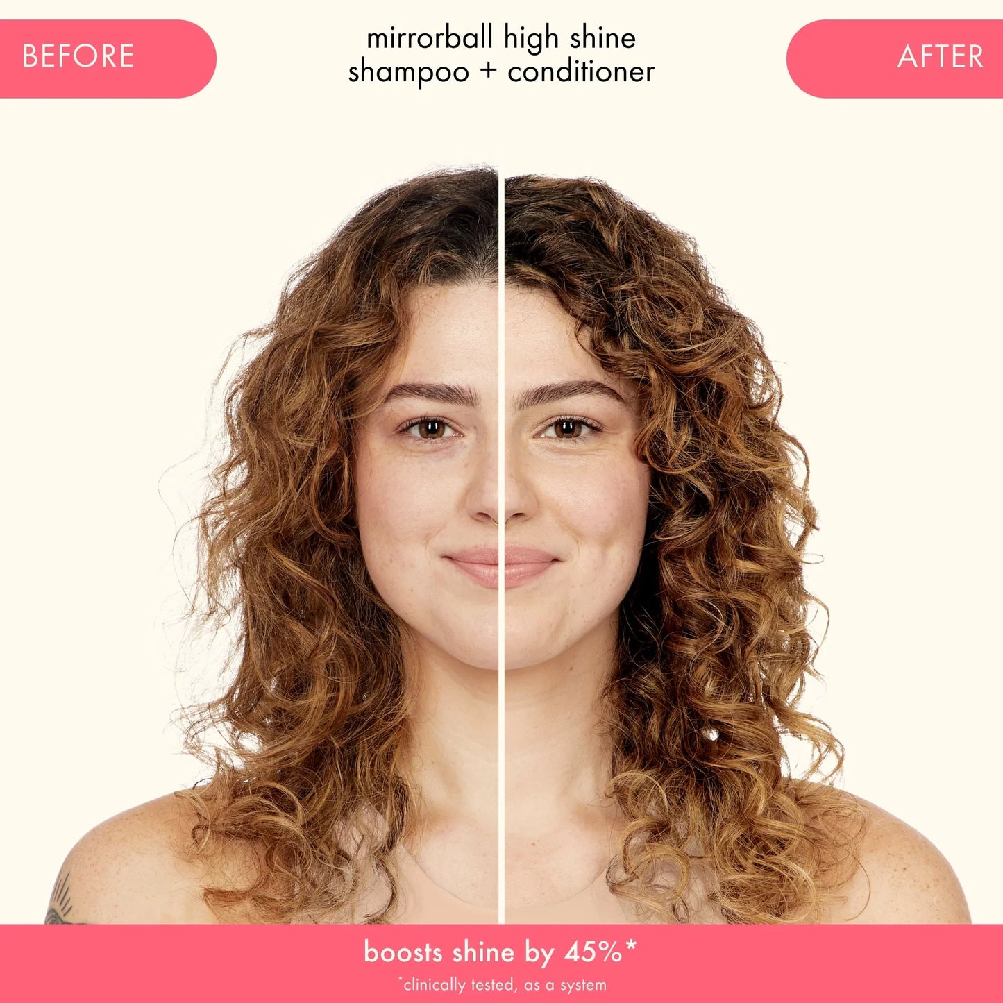 super-sized shine set mirrorball high shine + protect antioxidant shampoo + conditioner + flash mask