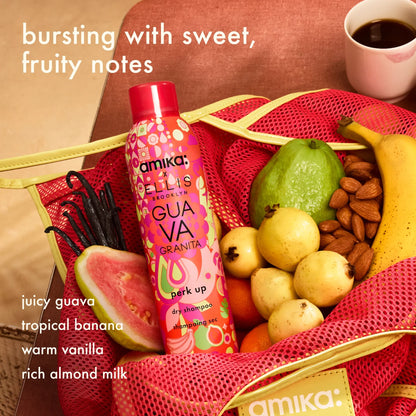 amika x Ellis Brooklyn limited-edition perk up GUAVA GRANITA dry shampoo bundle set