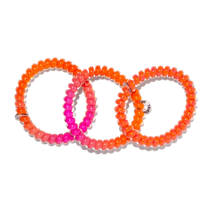 amika x TELETIES necessities set 3 pc hair ties, clip, essentials bag + perk up plus