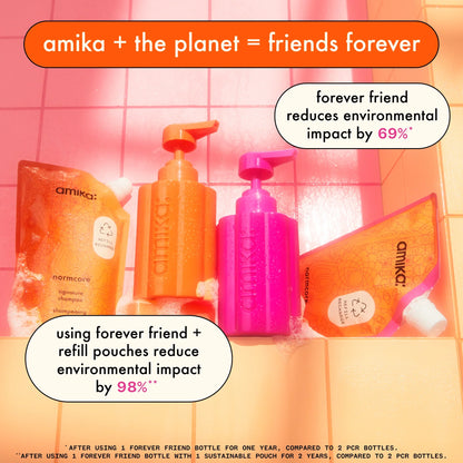 forever friend refillable shampoo bottle