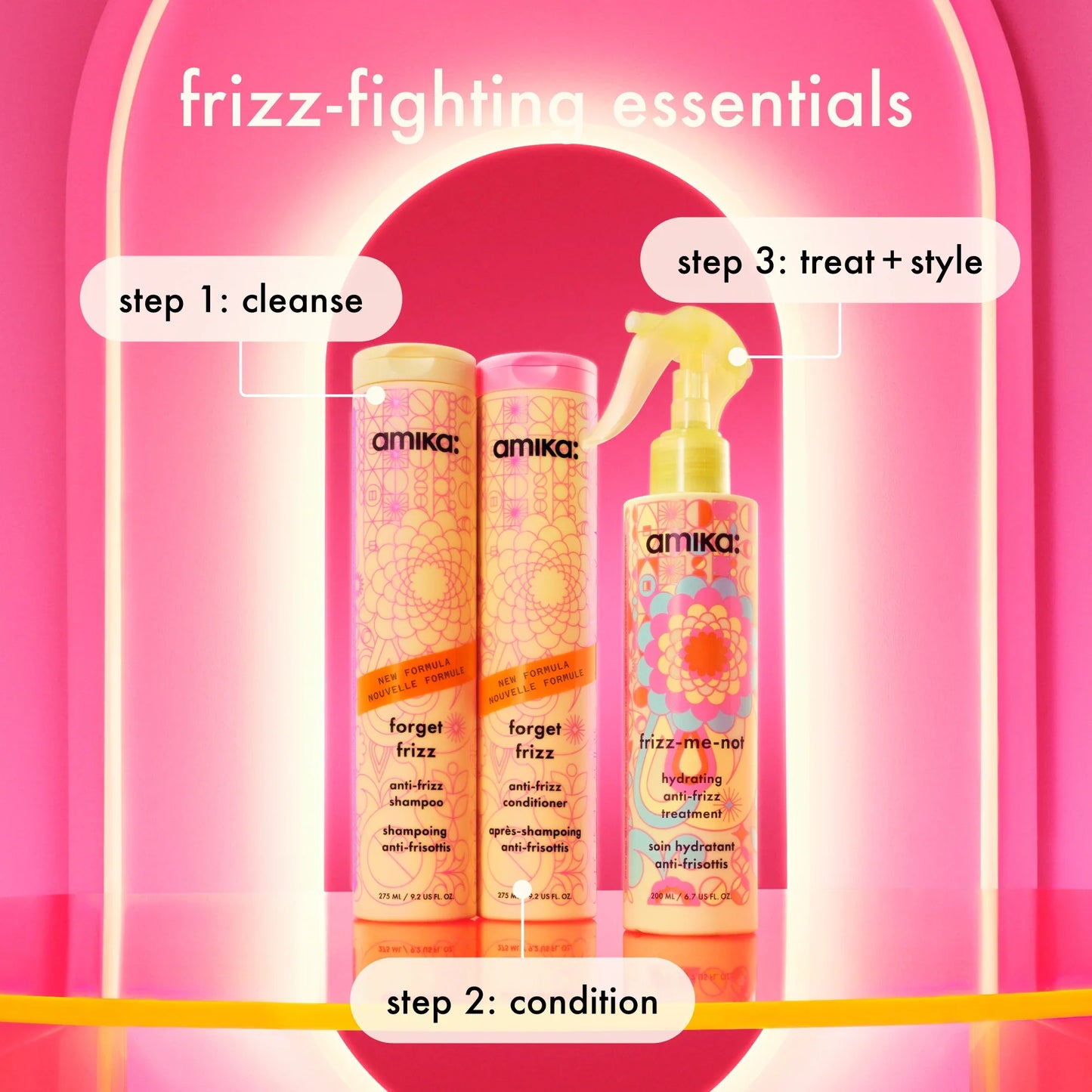 forget frizz anti-frizz shampoo - 275 ml / 9.2 oz