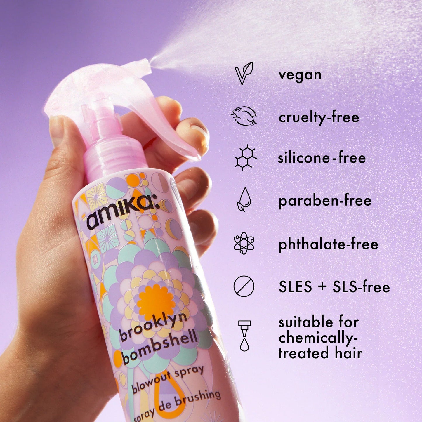 brooklyn bombshell blowout + blow dry spray - 6.7 oz / 200 ml