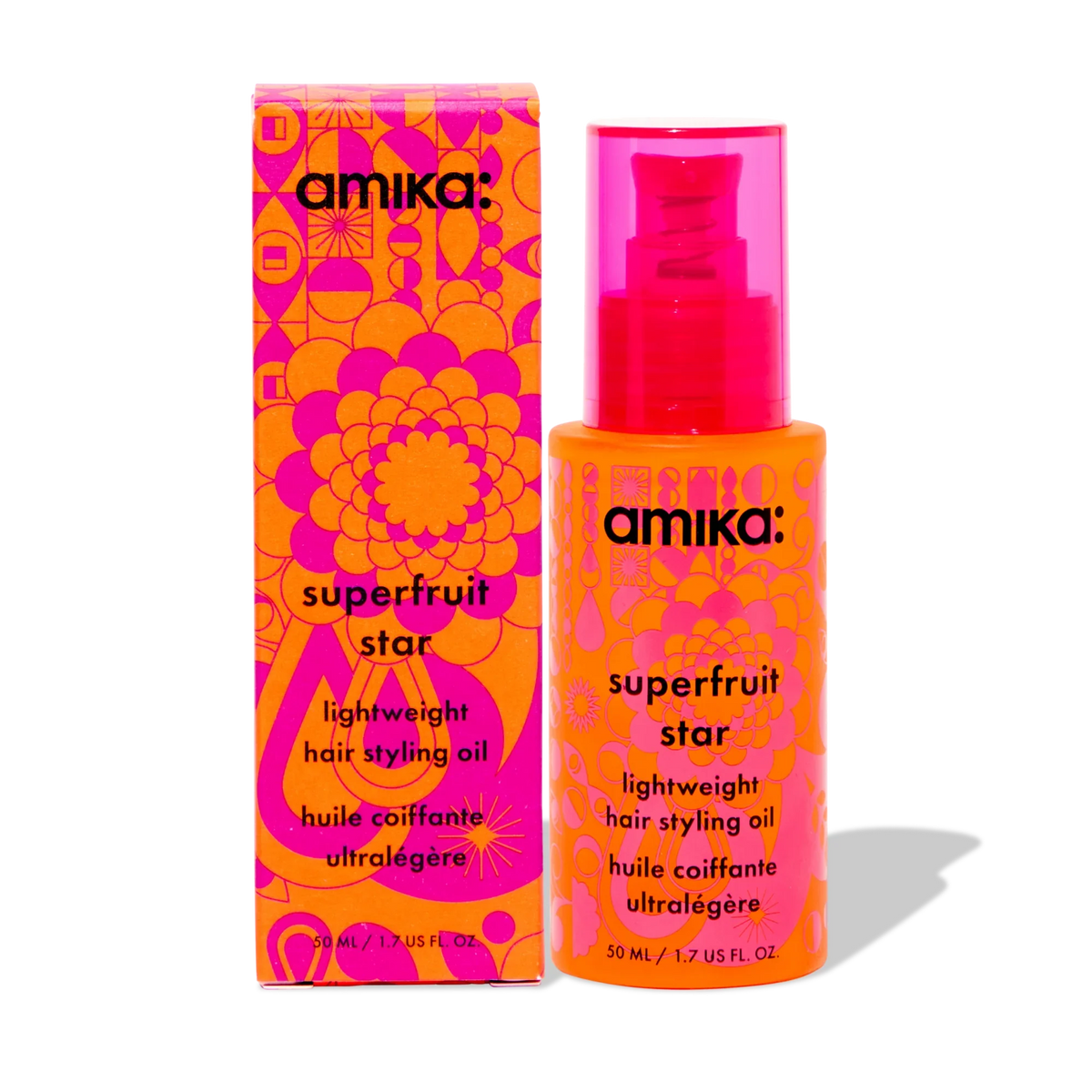 superfruit star lightweight hair styling + heat defense oil - 1.7 oz / 50 ml