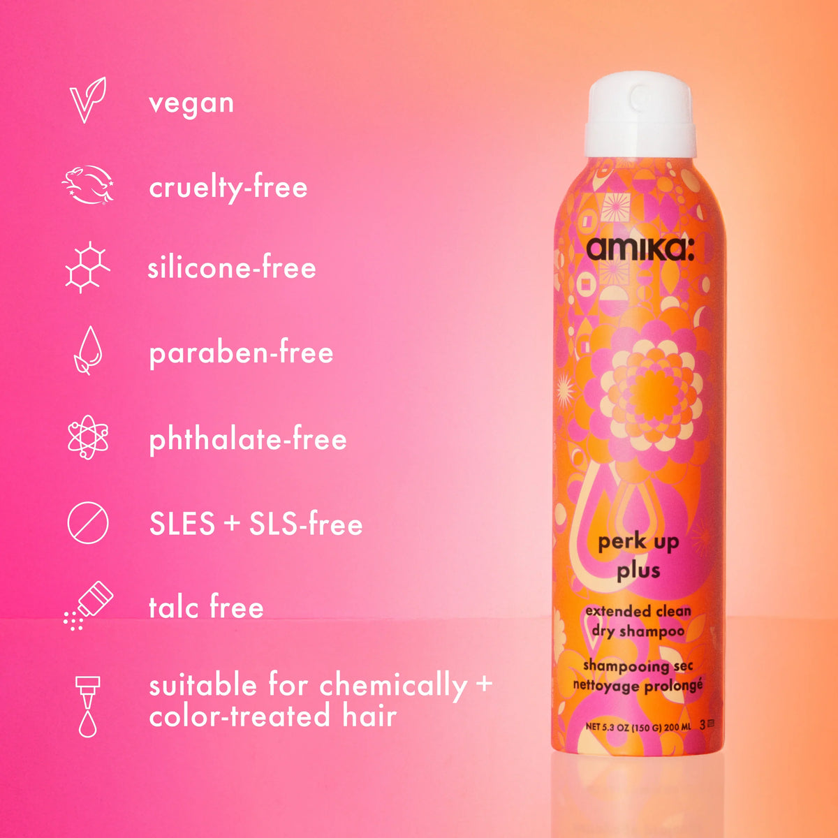 perk up plus extended clean dry shampoo (perk up plus) - 9.5 oz / 358 ml