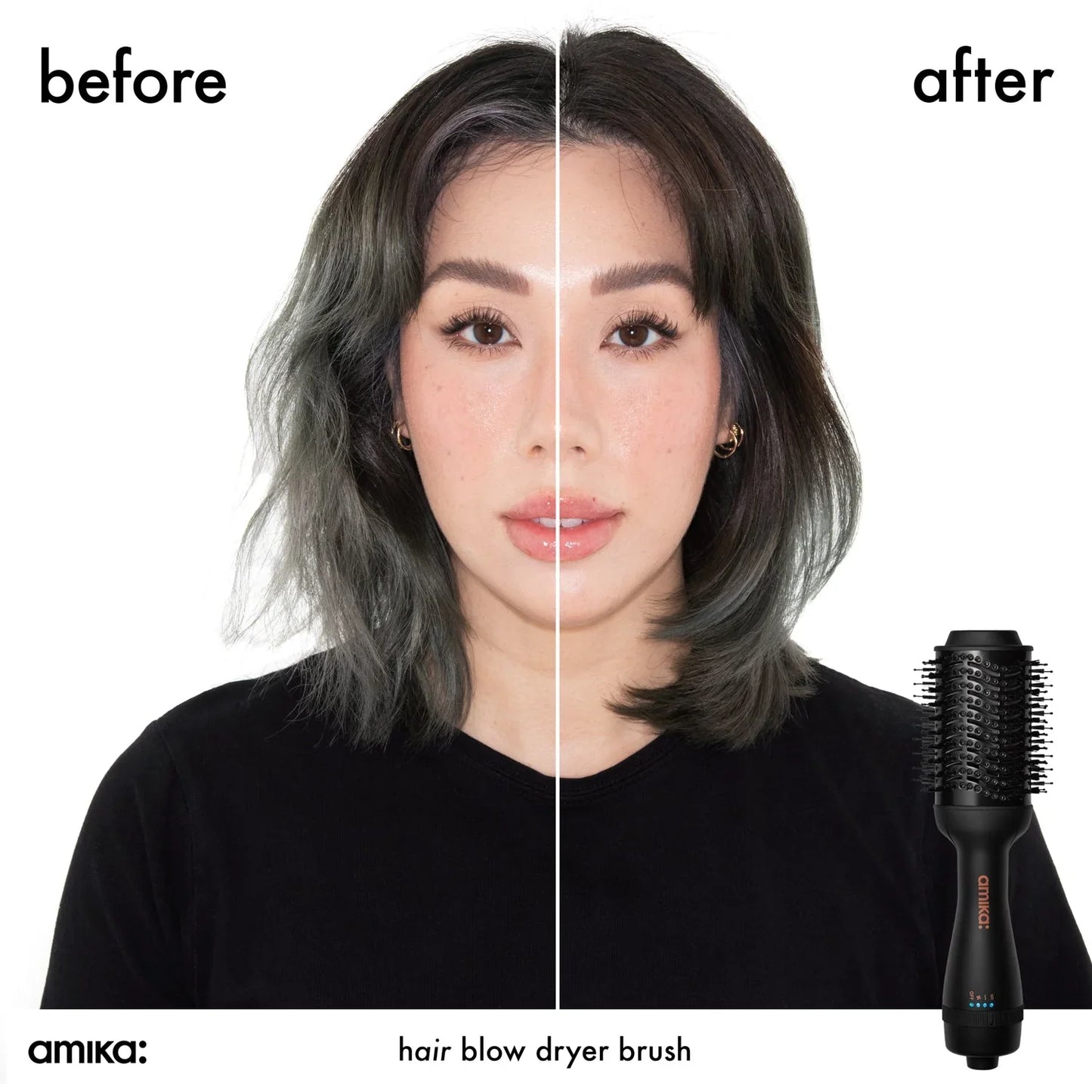 hair blow dry brush 2.0 2-in-1 hair styling tool