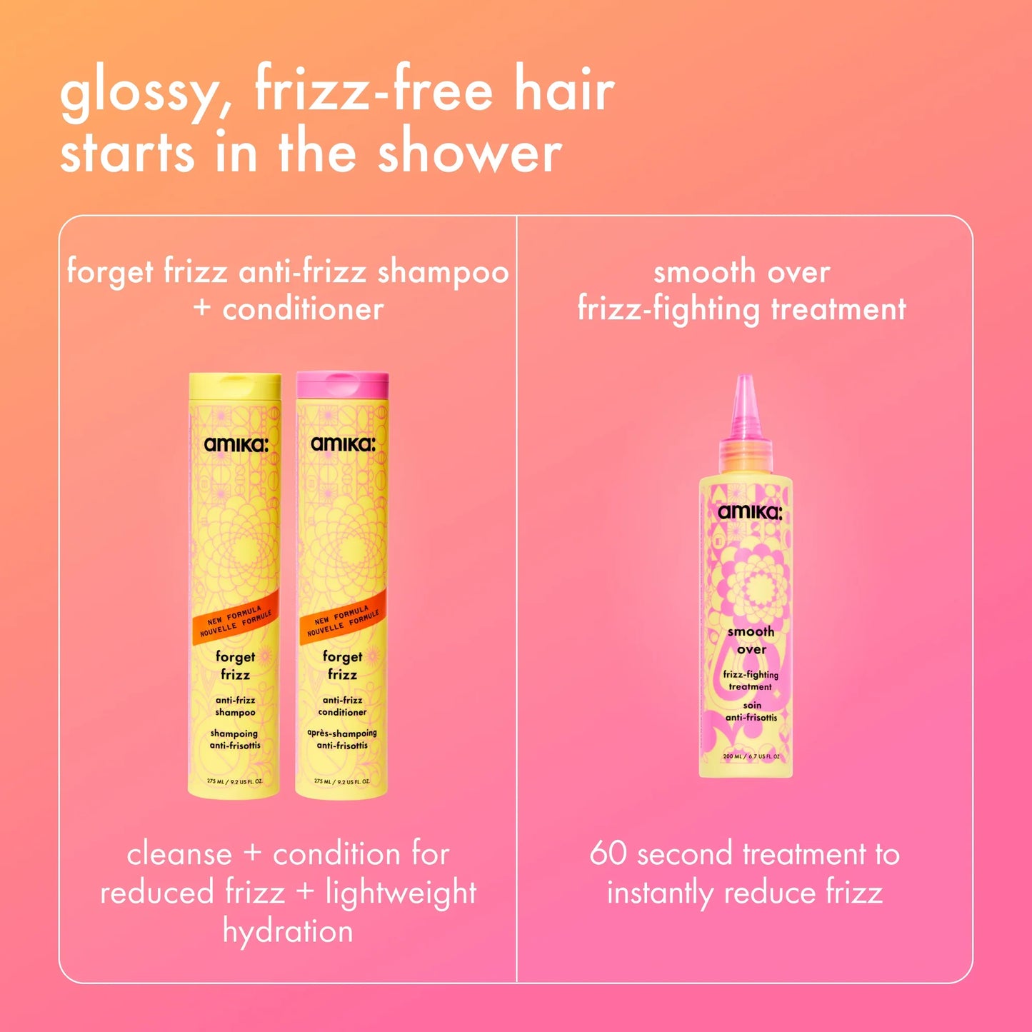 forget frizz anti-frizz conditioner - 275 ml / 9.2 oz