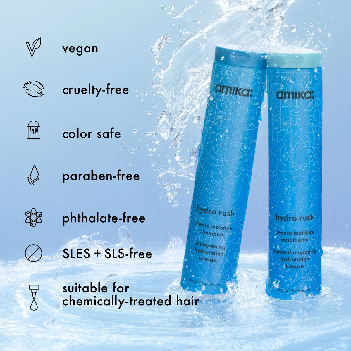 hydro rush intense moisture conditioner for dry hair - 9.2 oz / 275 ml
