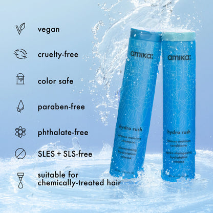 hydro rush intense moisture shampoo - 9.2 oz / 275 ml