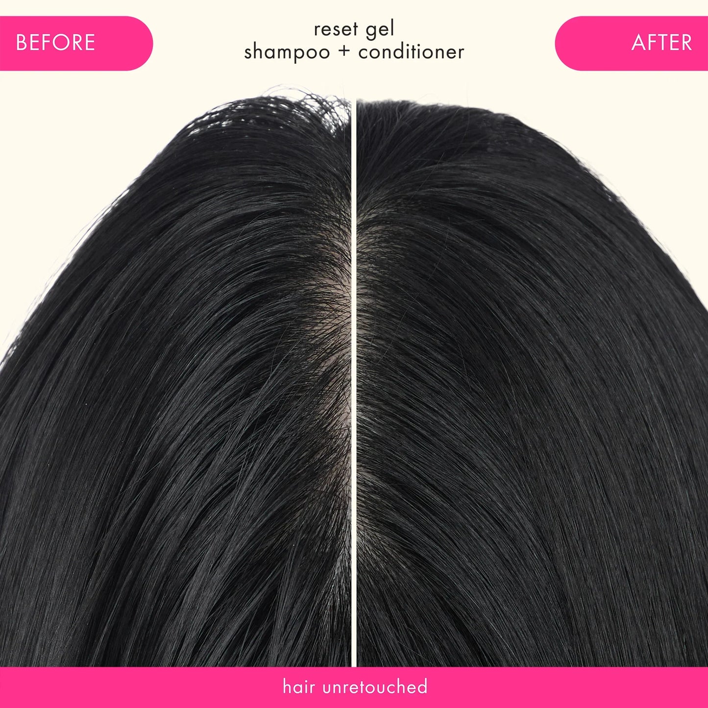 detox set reset clarifying gel shampoo, cooling gel conditioner + pink charcoal scalp cleansing oil