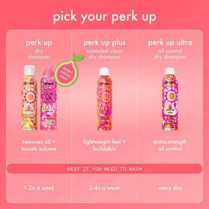 amika x Ellis Brooklyn limited-edition perk up GUAVA GRANITA dry shampoo