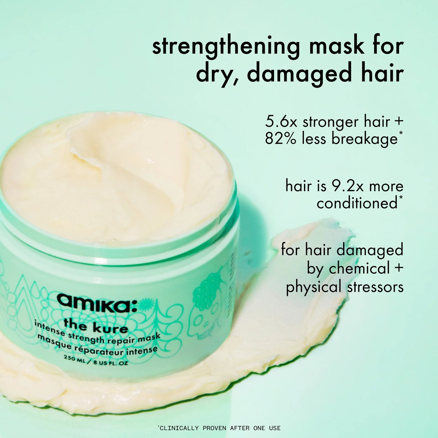 the kure intense strength repair mask - 8.4 oz / 250 ml