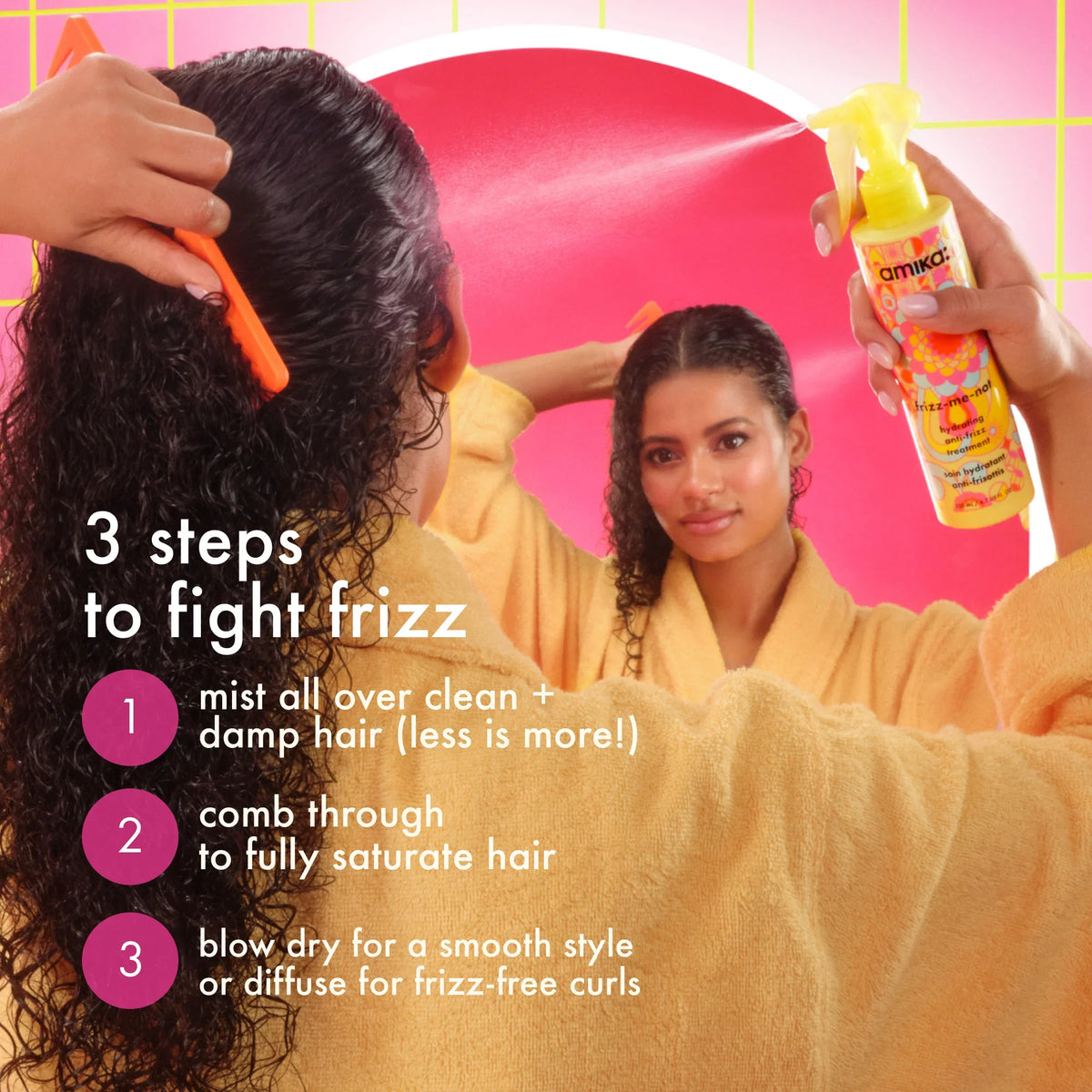 frizz-me-not hydrating anti-frizz treatment - 200 ml / 6.7 fl oz