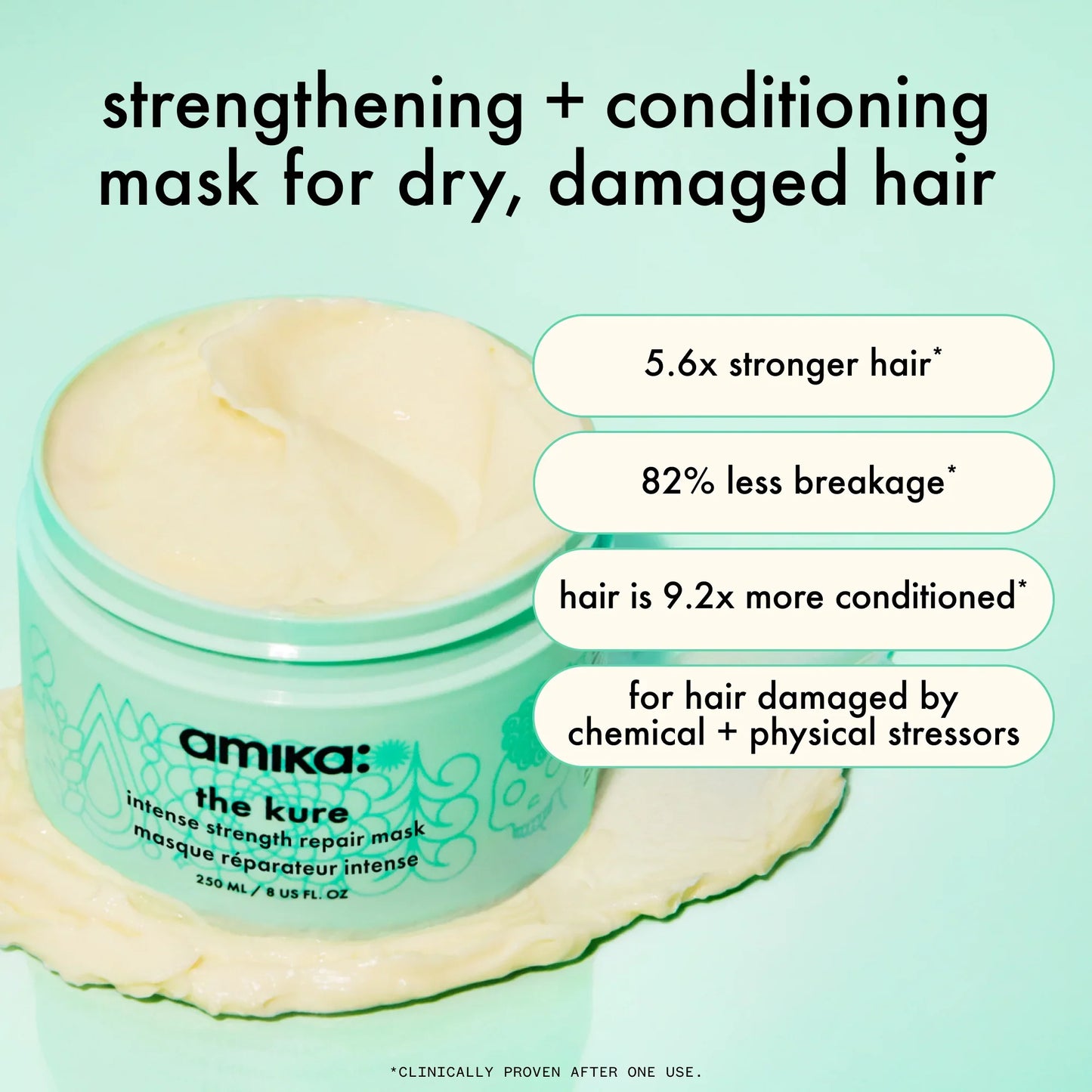 the comeback crew strengthening repair hair mask + treatment duo