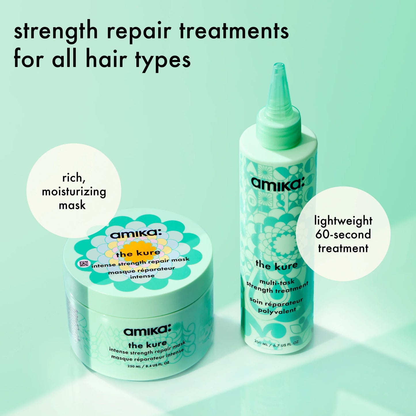 the kure intense strength repair mask - 8.4 oz / 250 ml