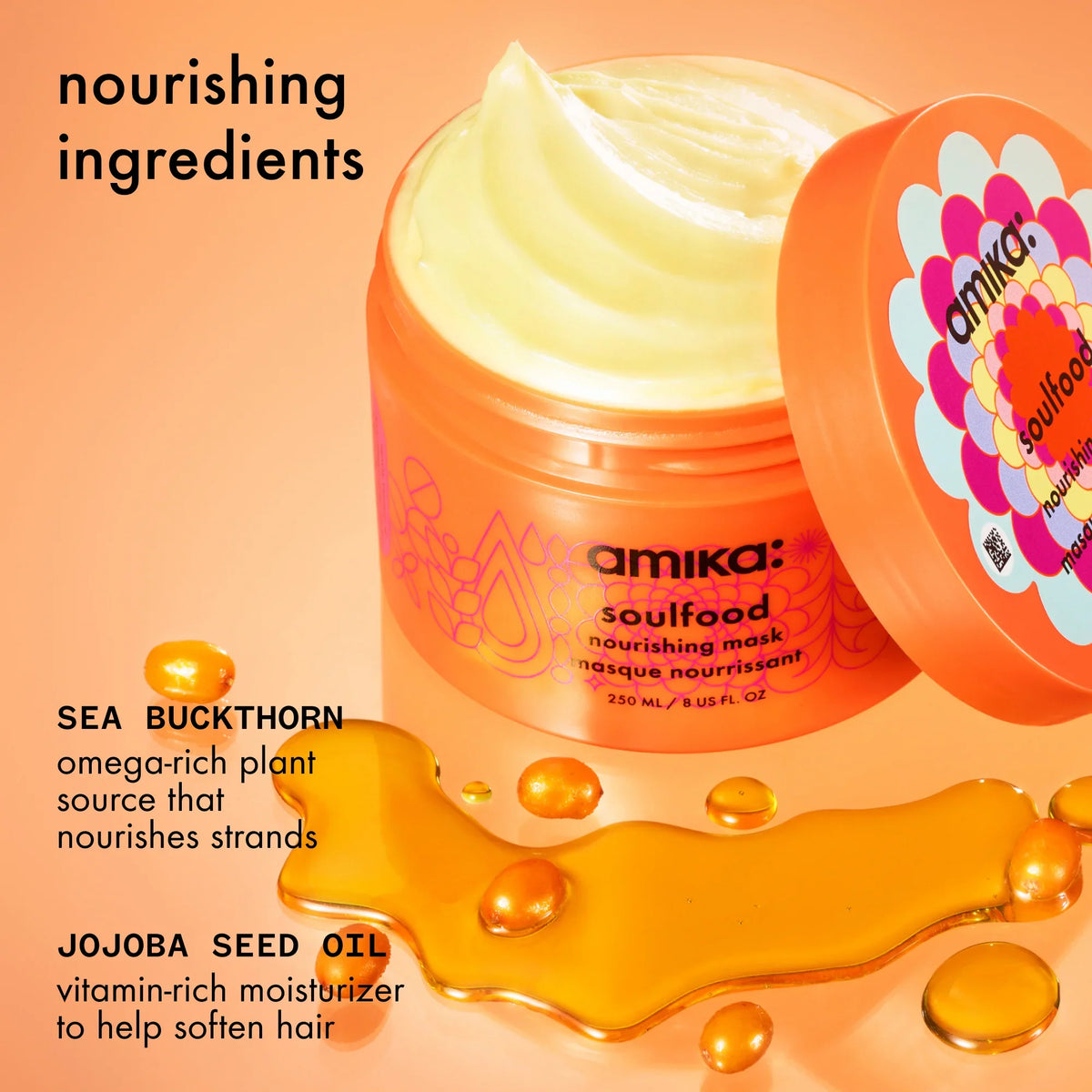 soulfood nourishing hair mask - 8 oz / 250 ml