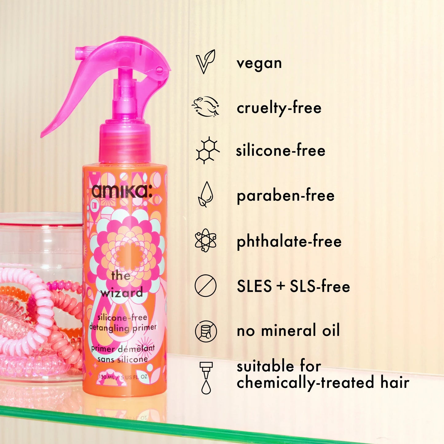 the wizard silicone-free detangling hair primer (silicone-free) - 5 oz / 150 ml