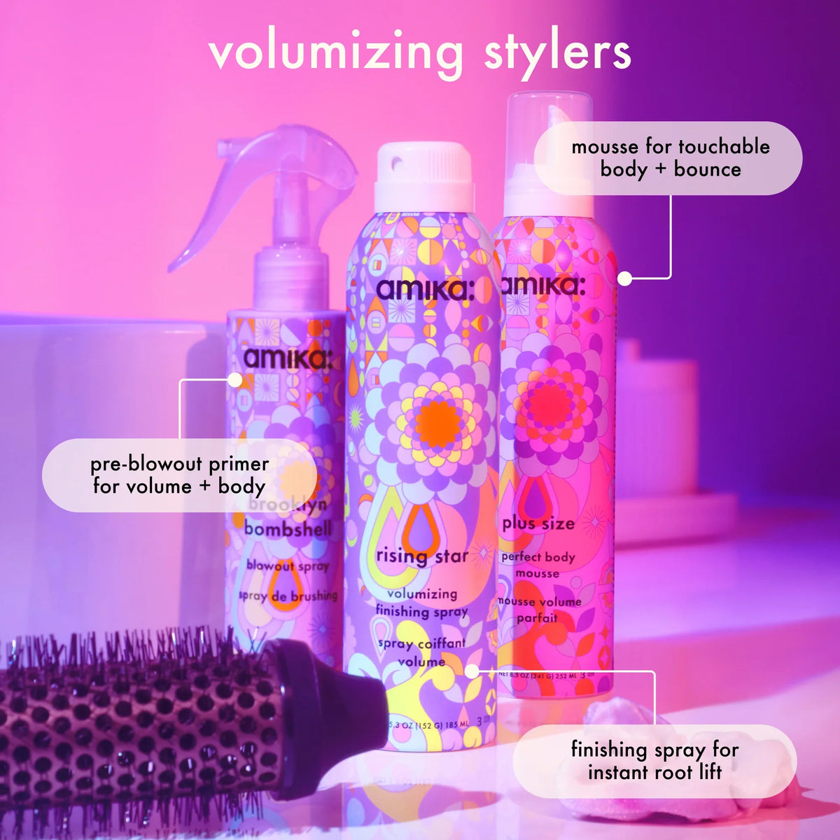 rising star volumizing finishing spray - 5.3 oz / 185 ml