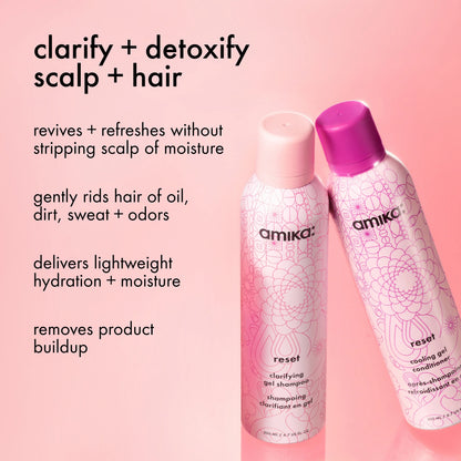 reset clarifying + cleansing gel shampoo - 6.7 oz / 200 ml