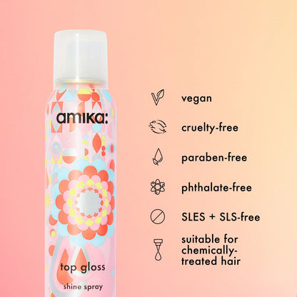 top gloss hair shine spray