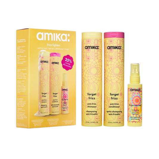 frizz fighters set anti-frizz shampoo, conditioner + treatment