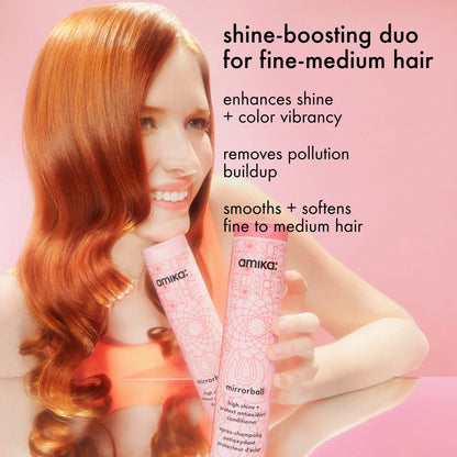 mirrorball high shine + protect antioxidant shampoo - 9.2 oz / 275 ml